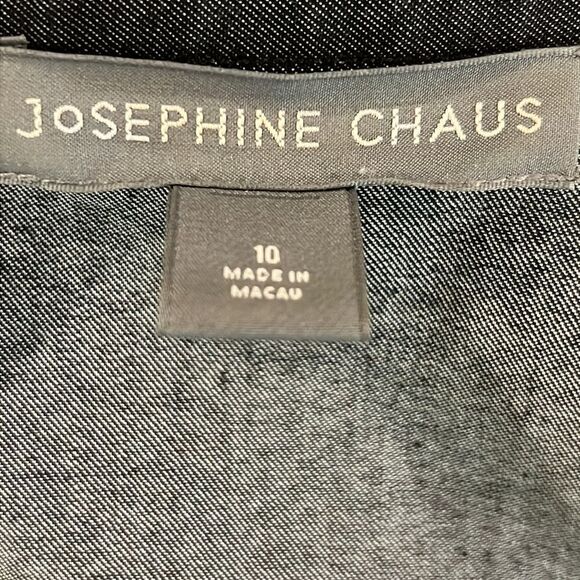 Josephine Chaus Fitted Denim Jacket - Size 10 - Picture 11 of 12